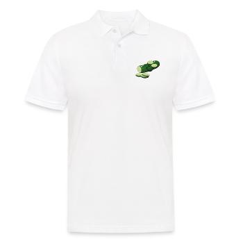 Gurke - Männer Poloshirt - Weiß - Vorne - Kai (181cm)