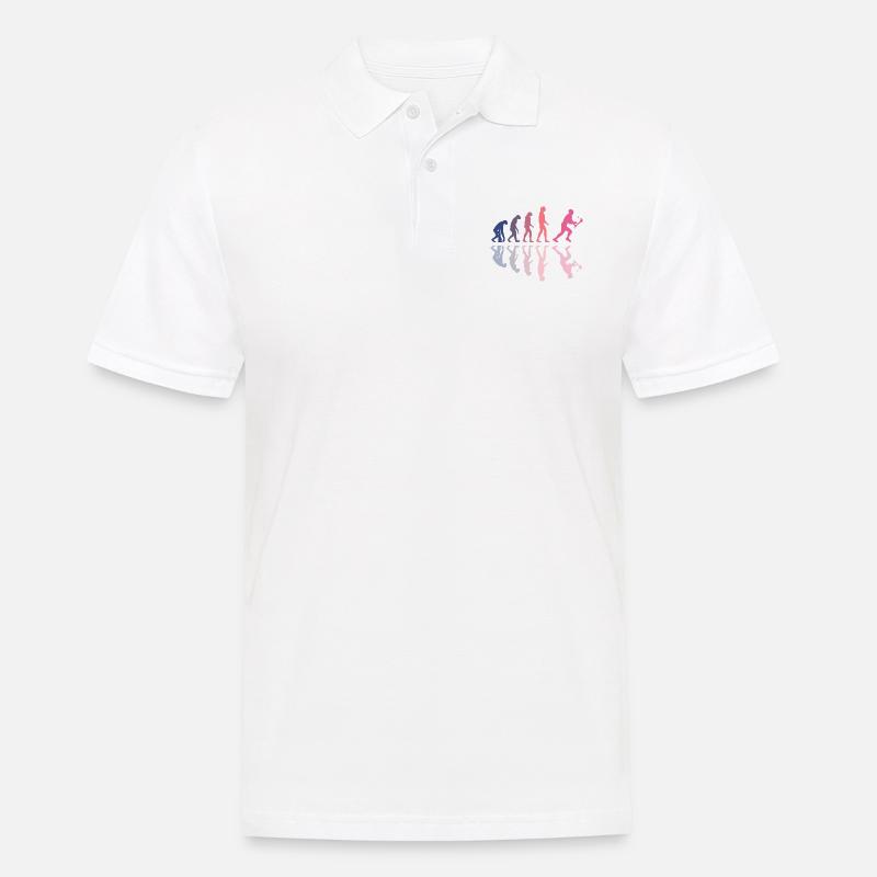 L’évolution du hurling - Polo Homme - blanc