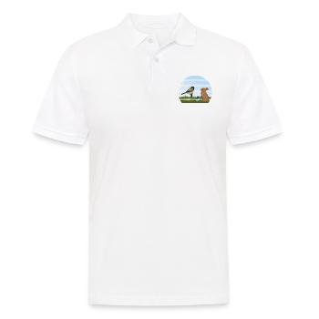 Great Bird Rabbit Easter Spring - Men's Polo Shirt - white - Front - Kai (181cm)