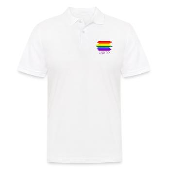 LGBTQ Lgbt - Männer Poloshirt - Weiß - Vorne - Kai (181cm)