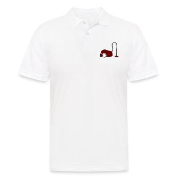 Vacuum cleaner - Men's Polo Shirt - white - Front - Kai (181cm)