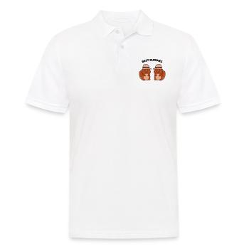 hamster best buddies - Männer Poloshirt - Weiß - Vorne - Kai (181cm)