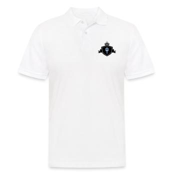 Trident Coat of Arms - Men's Polo Shirt - white - Front - Kai (181cm)