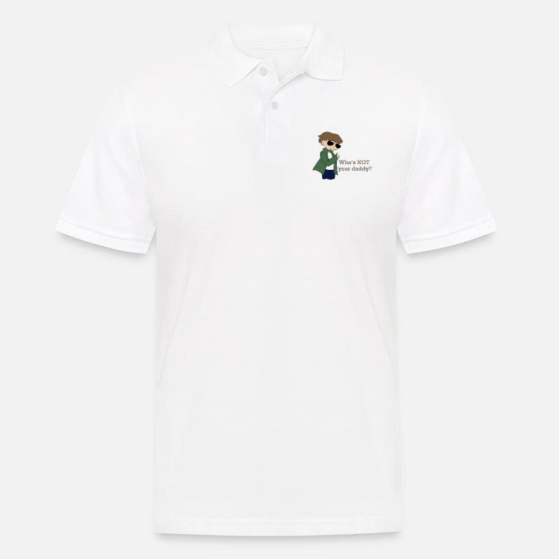 Not Your Daddy - Männer Poloshirt - Weiß