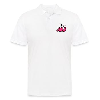 Ver du cœur - Polo Homme - blanc - Devant - Kai (181cm)