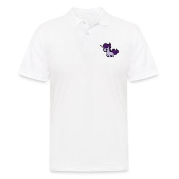 licorne douce violet - Polo Homme - blanc - Devant - Kai (181cm)