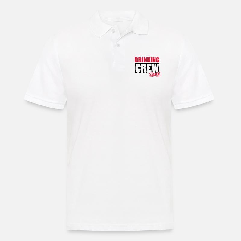 crew - Männer Poloshirt - Weiß