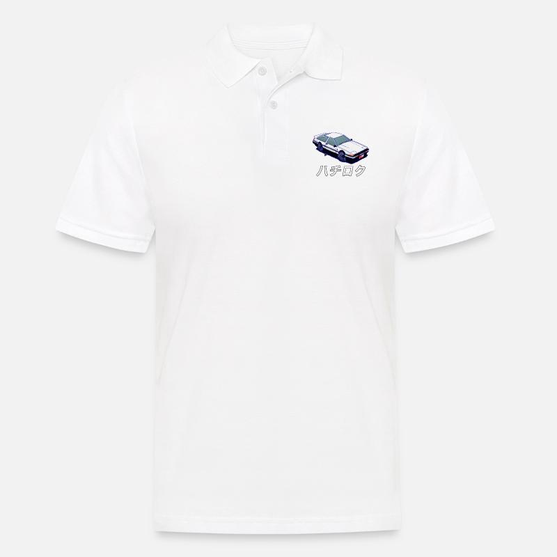 Die legendäre Initiale D. - Männer Poloshirt - Weiß