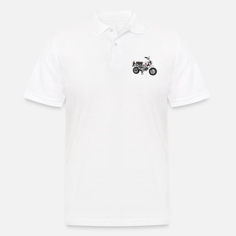 Monkey Z50J J1 DE | ceramic white - Männer Poloshirt - Weiß