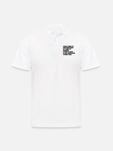 You find it offensive - Men's Polo Shirt - white
