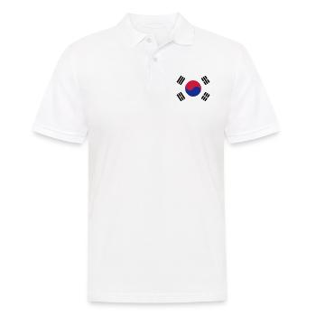 Emblème du drapeau Corée du Sud Corée - Polo Homme - blanc - Devant - Kai (181cm)