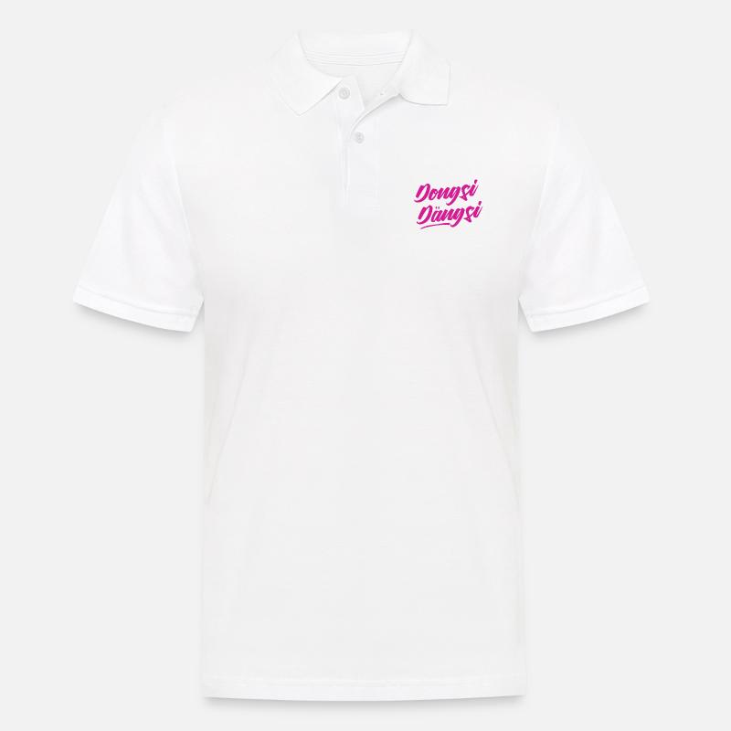 Dongsi Dängsi - Männer Poloshirt - Weiß