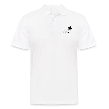 Sterne 1 - Männer Poloshirt - Weiß - Vorne - Kai (181cm)