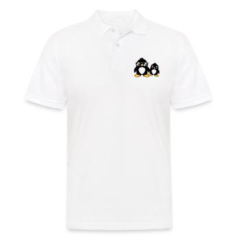 pingouin papa enfant bébé garçon père fils fille f - Polo Homme - blanc - Devant - Kai (181cm)