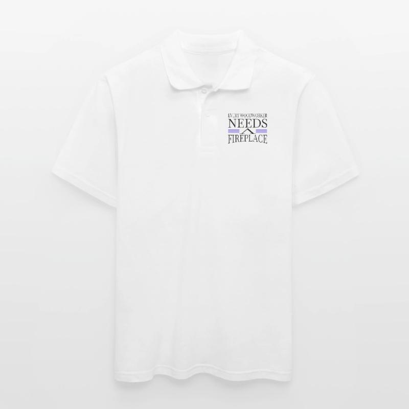 apprentice forest work construction carpenter Men's Polo Shirt