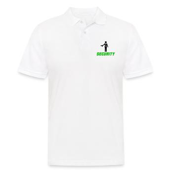 Security Design - Men's Polo Shirt - white - Front - Kai (181cm)