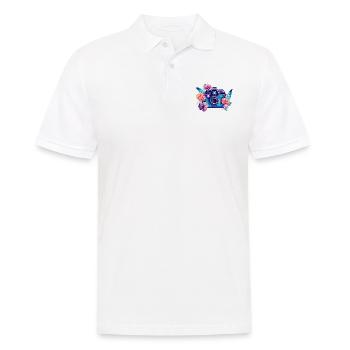 Kamera Fotograf lustig Fotografieren Fotografen - Männer Poloshirt - Weiß - Vorne - Kai (181cm)