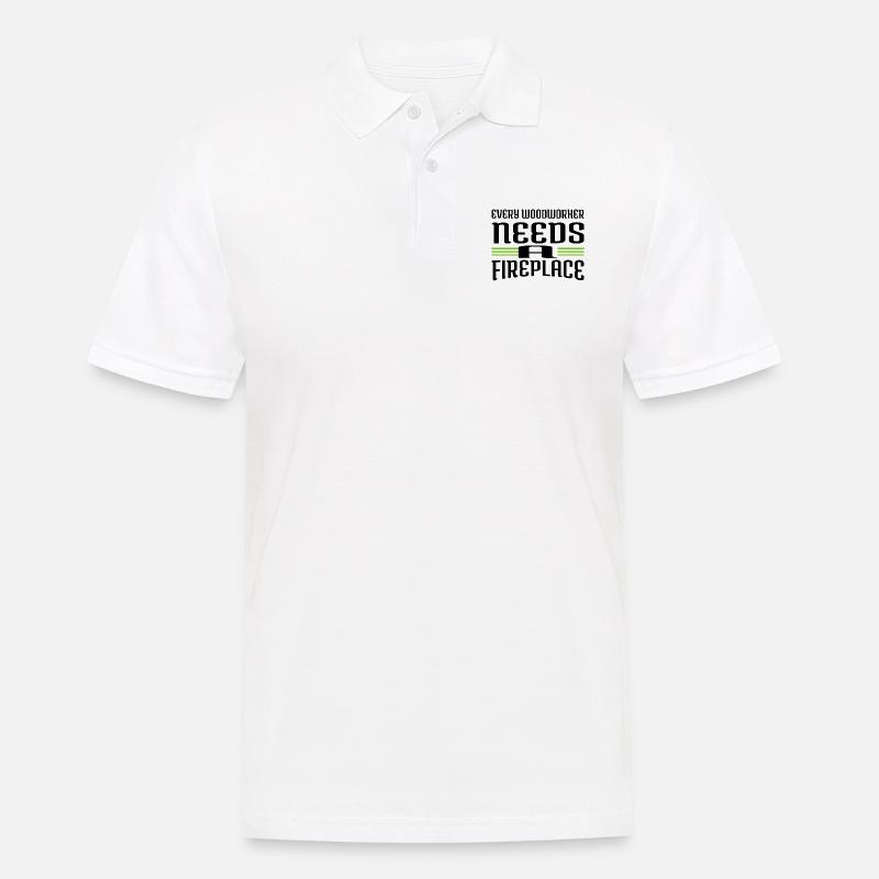 jackhammer apprentice birthday present - Männer Poloshirt - Weiß