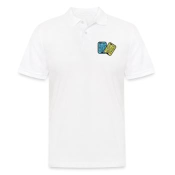 Micro Chip - Men's Polo Shirt - white - Front - Kai (181cm)