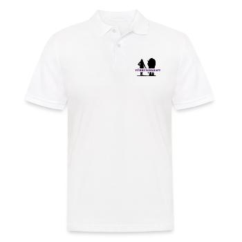 Pferd - Männer Poloshirt - Weiß - Vorne - Kai (181cm)