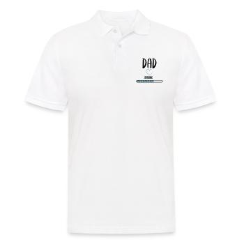 Soon dad - Men's Polo Shirt - white - Front - Kai (181cm)