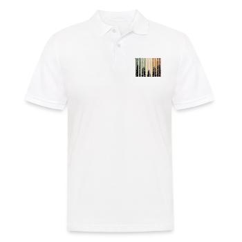 Wood forest tree lumberjack forest worker forest manager - Men's Polo Shirt - white - Front - Kai (181cm)