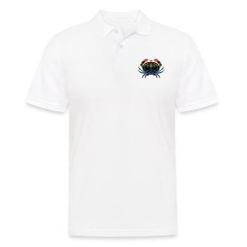 Krabbe - Männer Poloshirt - Weiß - Vorne - Kai (181cm)