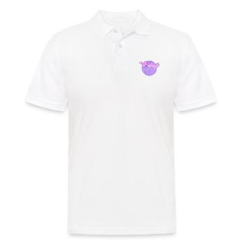 Dancing Hearts - Men's Polo Shirt - white - Front - Kai (181cm)