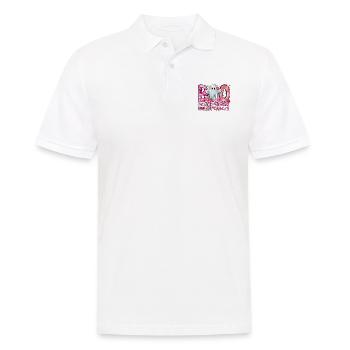 Boo Scare Away Cancer du sein - Polo Homme - blanc - Devant - Kai (181cm)