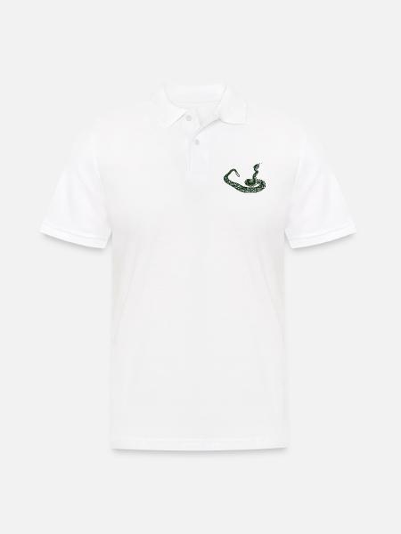 rattlesnake - Men's Polo Shirt - white