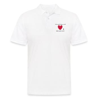 Nurse - Männer Poloshirt - Weiß - Vorne - Kai (181cm)