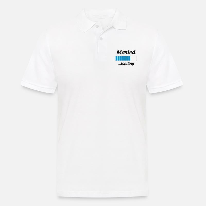 Maried ...loading - Wedding - Männer Poloshirt - Weiß