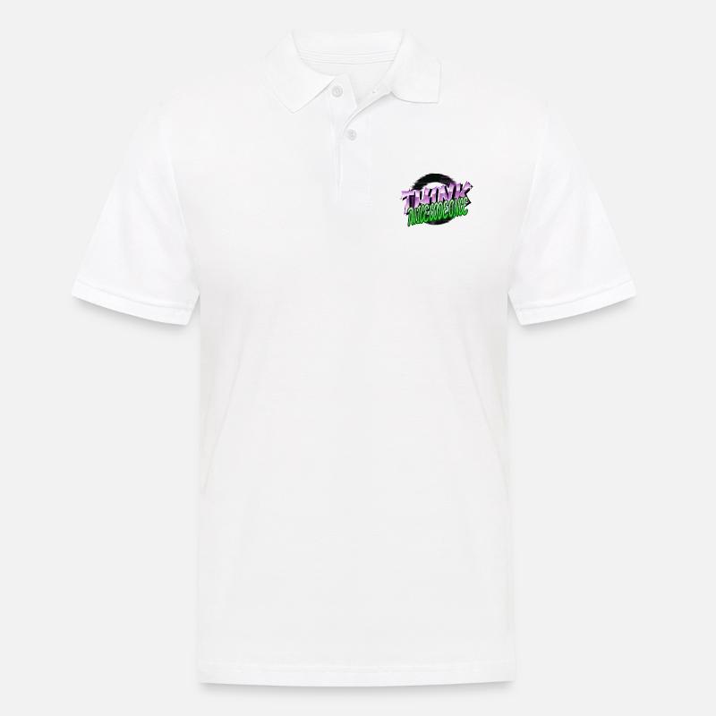 frontend developer statement quote - Männer Poloshirt - Weiß