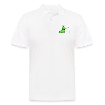 Pêche à la chenille - Polo Homme - blanc - Devant - Kai (181cm)