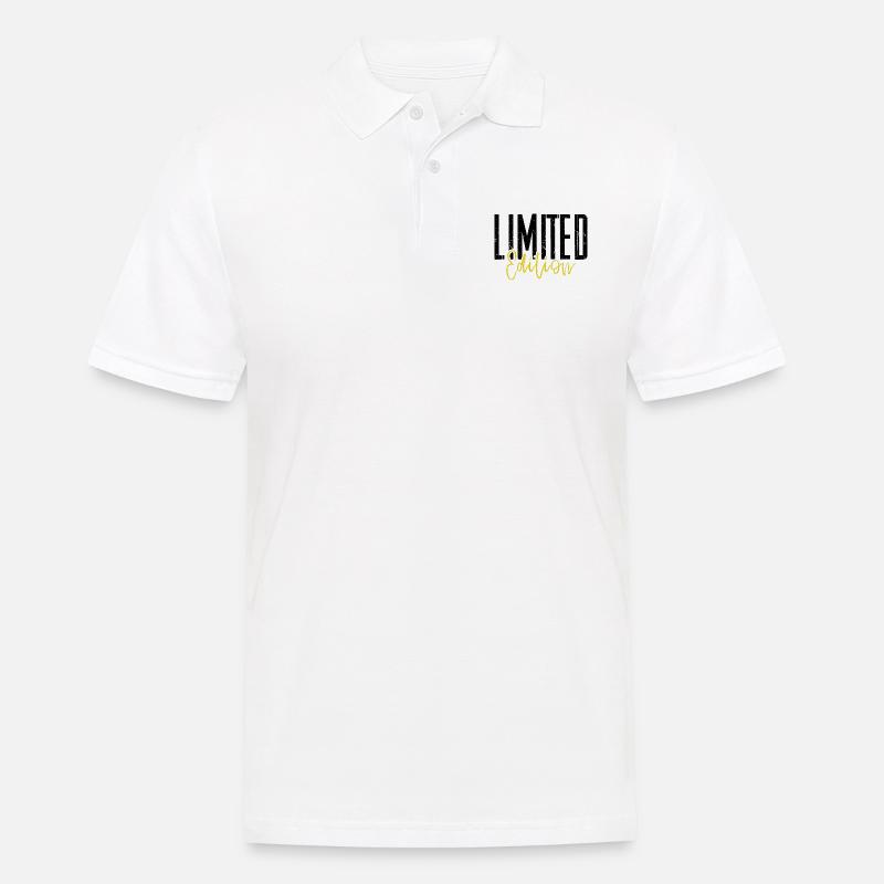limited edition - Männer Poloshirt - Weiß