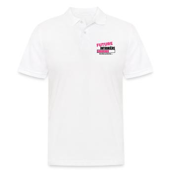 future infirmière - Polo Homme - blanc - Devant - Kai (181cm)