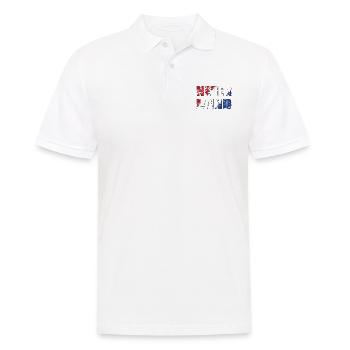 Pays-Bas - drapeau de Hollande - Polo Homme - blanc - Devant - Kai (181cm)
