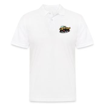 Unimog - Oldtimer - Offroad - Universal motor device - Men's Polo Shirt - white - Front - Kai (181cm)