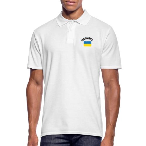 ukraine flag distblack - Men's Polo Shirt