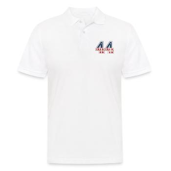 Numéro 44 États-Unis - Polo Homme - blanc - Devant - Kai (181cm)
