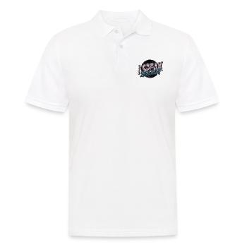 Livres et vin gardien de livre chemise animaux chat films - Polo Homme - blanc - Devant - Kai (181cm)