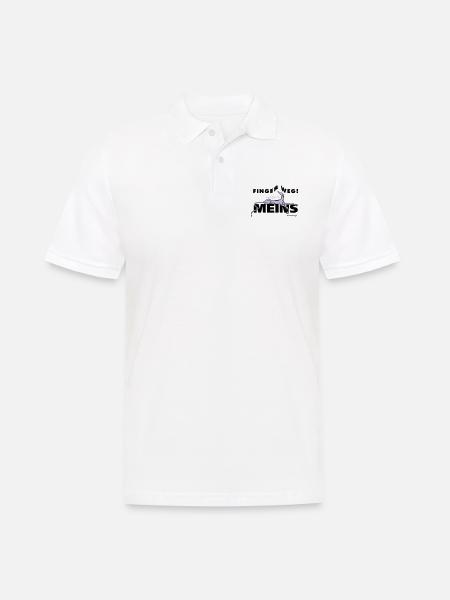Meins - Männer Poloshirt - Weiß