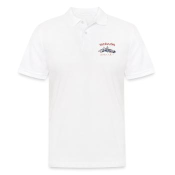 Berg Watzmann Bergsteiger Tour Ausflug Wandern - Männer Poloshirt - Weiß - Vorne - Kai (181cm)