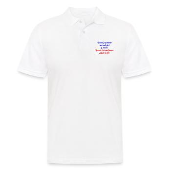 QUAND JE PRESENTE UNE CALL GIRL JE SOURIS - Polo Homme - blanc - Devant - Kai (181cm)