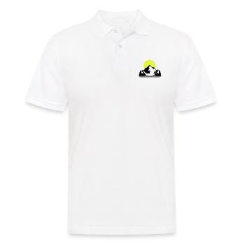 Mountains - Men's Polo Shirt - white - Front - Kai (181cm)