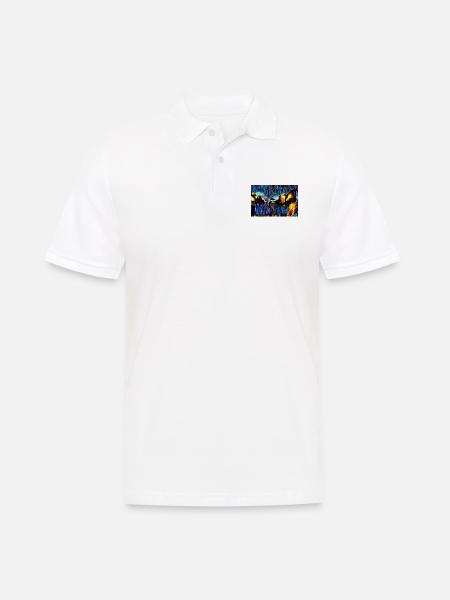 help for elephants 15 - Männer Poloshirt - Weiß