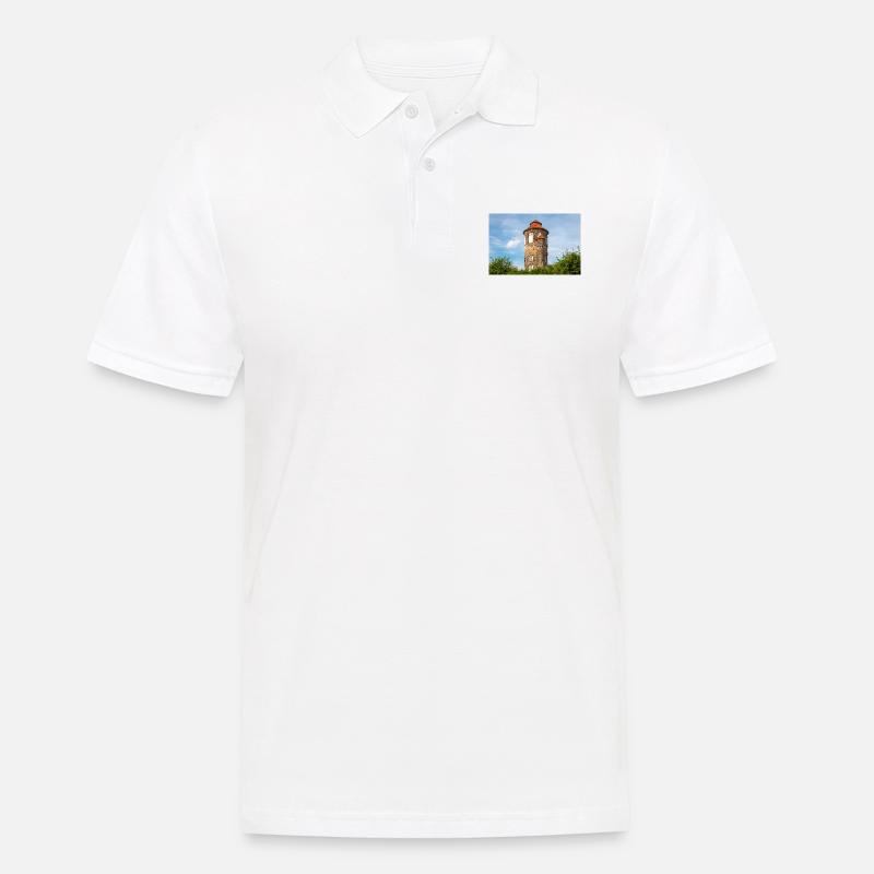 Wasserturm Bahnwasserturm Osnabrück - Männer Poloshirt - Weiß