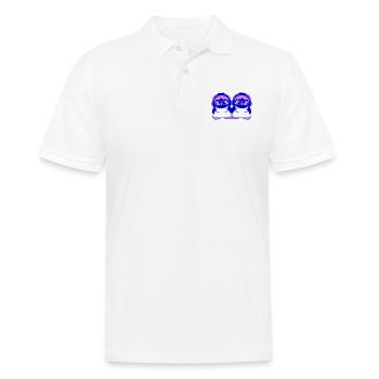 Pinguin DJ Girl Frauen Kopfhörer Sonnenbrille Team - Männer Poloshirt - Weiß - Vorne - Kai (181cm)