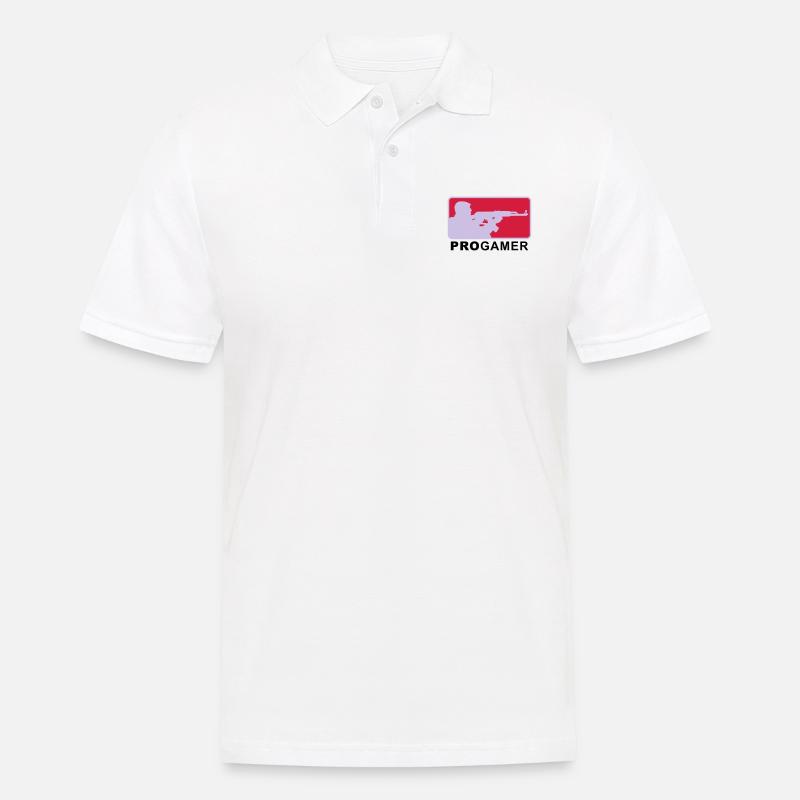progamer_2011_4_3c - Männer Poloshirt - Weiß