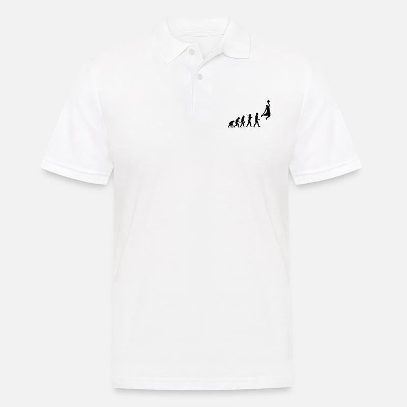 Basketball Dunk Evolution - Polo Homme - blanc